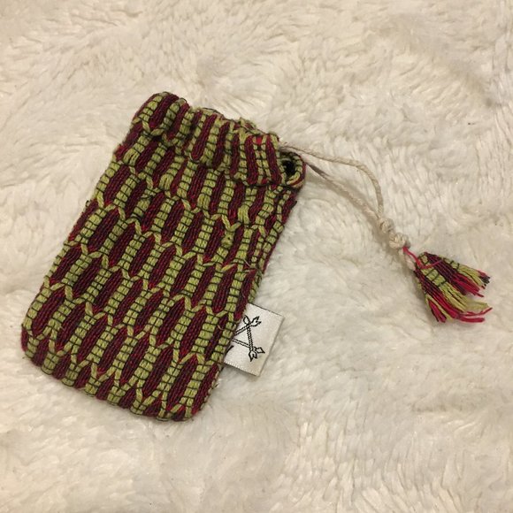 Elfarrow Faux Fur Red and Lime Long Honeycomb Reversible Neck Warmer - Picture 8 of 12